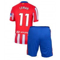 Atletico Madrid Thomas Lemar #11 Koti Peliasu Lasten 2024-25 Lyhythihainen (+ Lyhyet housut)